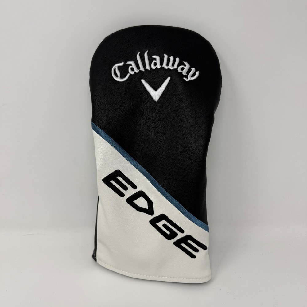 Callaway Edge Driver Headcover Black White Synthetic Leather Golf Club Cover